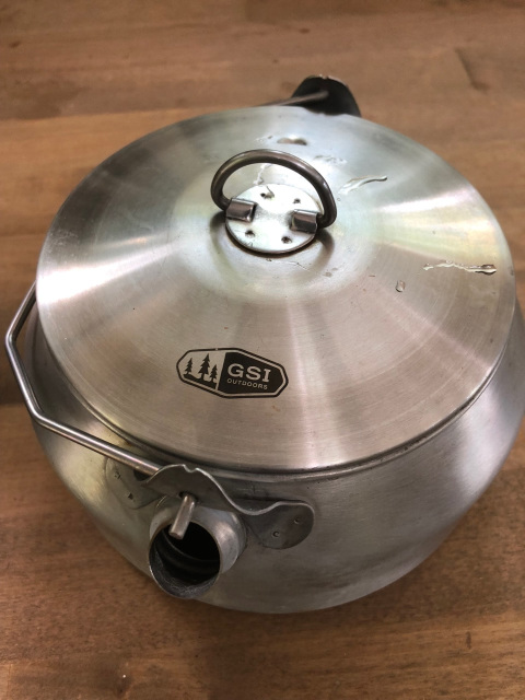 GSI Outdoors Glacier Stainless Steel Camping Kettle